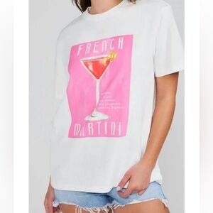 Wildfox French Martini T-shirt Graphic T